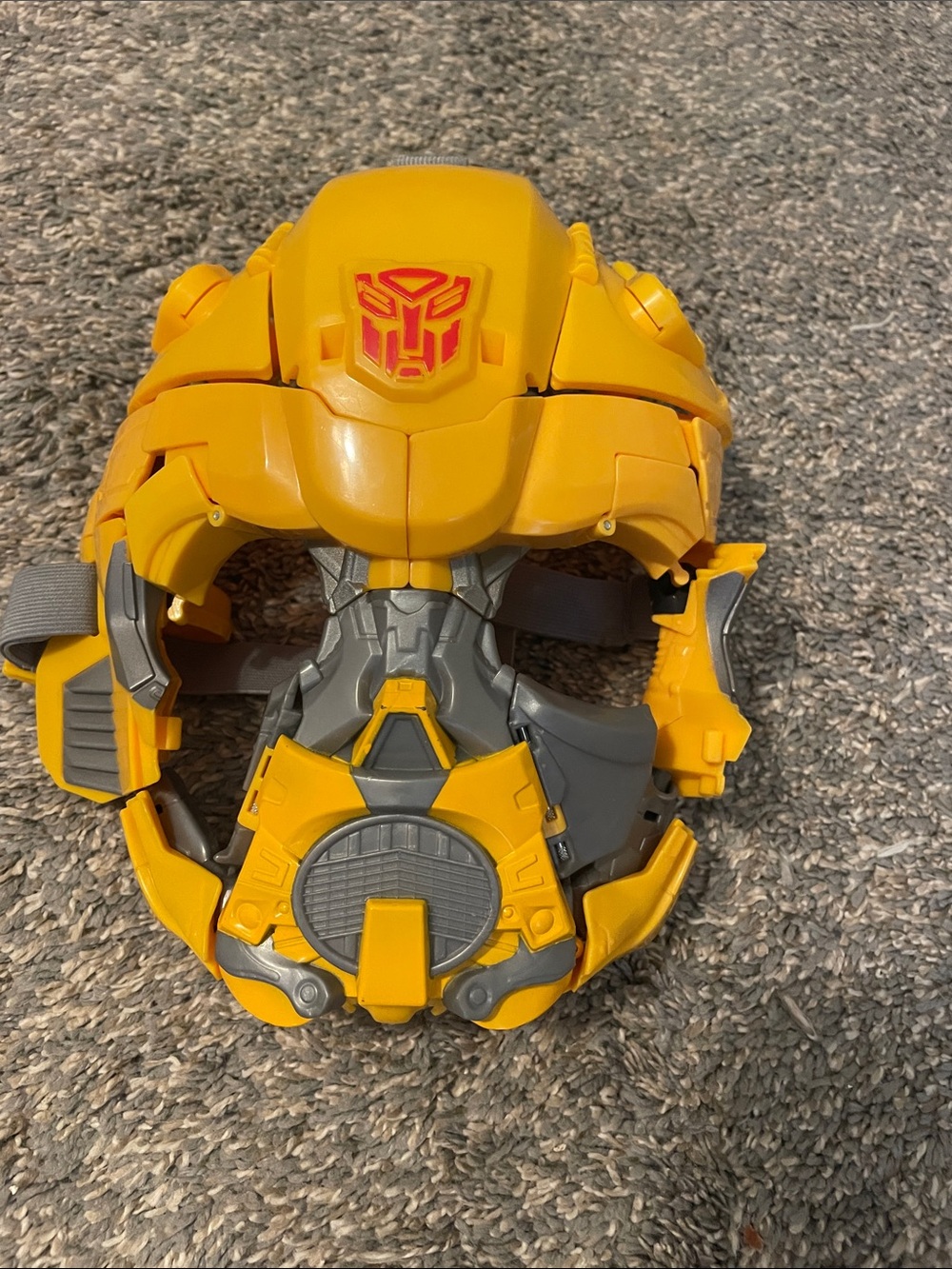 Kids Yellow and Gray Robot Role-Play Mask by